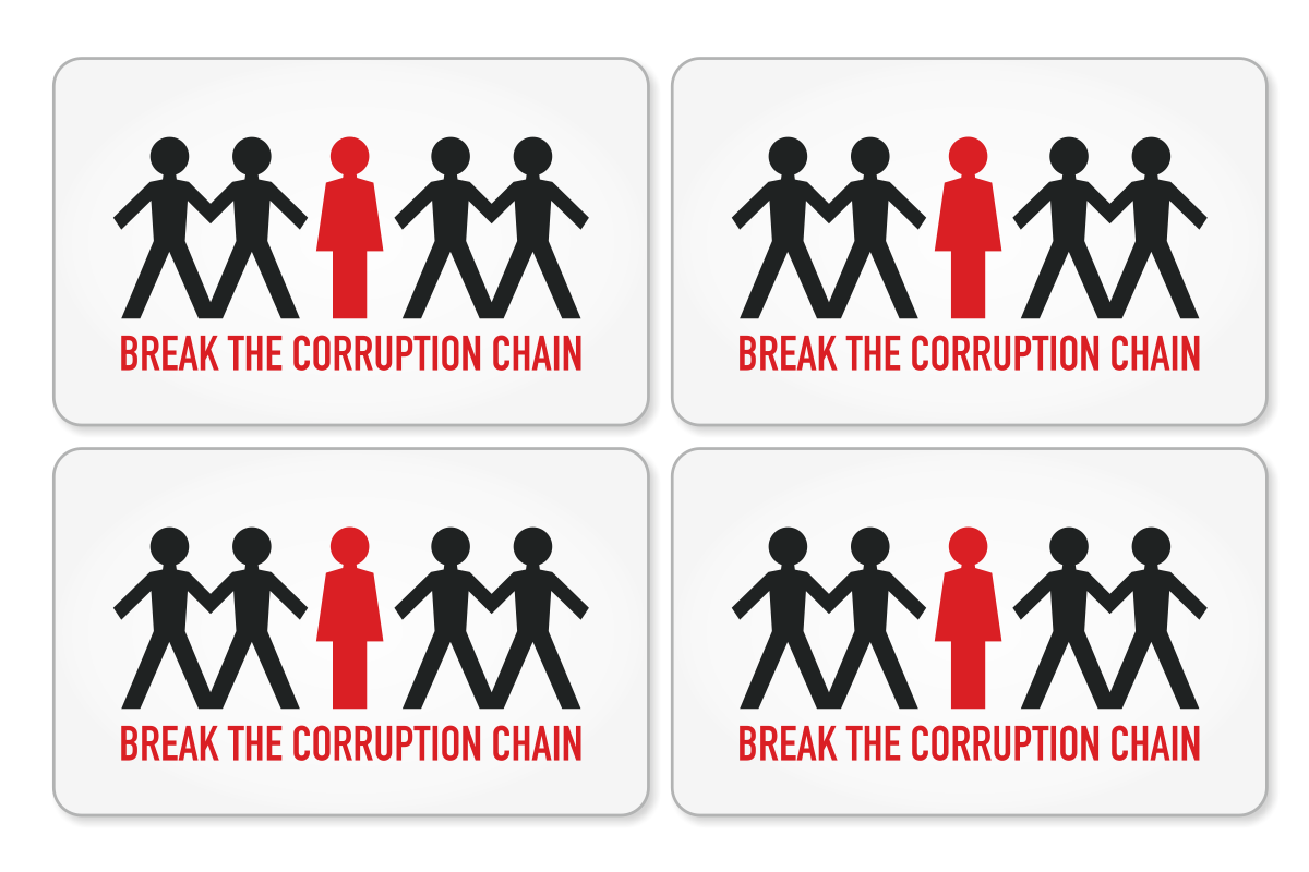 Stickere pentru Ziua Internationala Anticoruptie